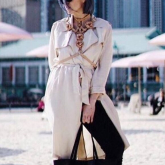 LINE The Label - Luxury Drape Trench - Picture 6 of 11